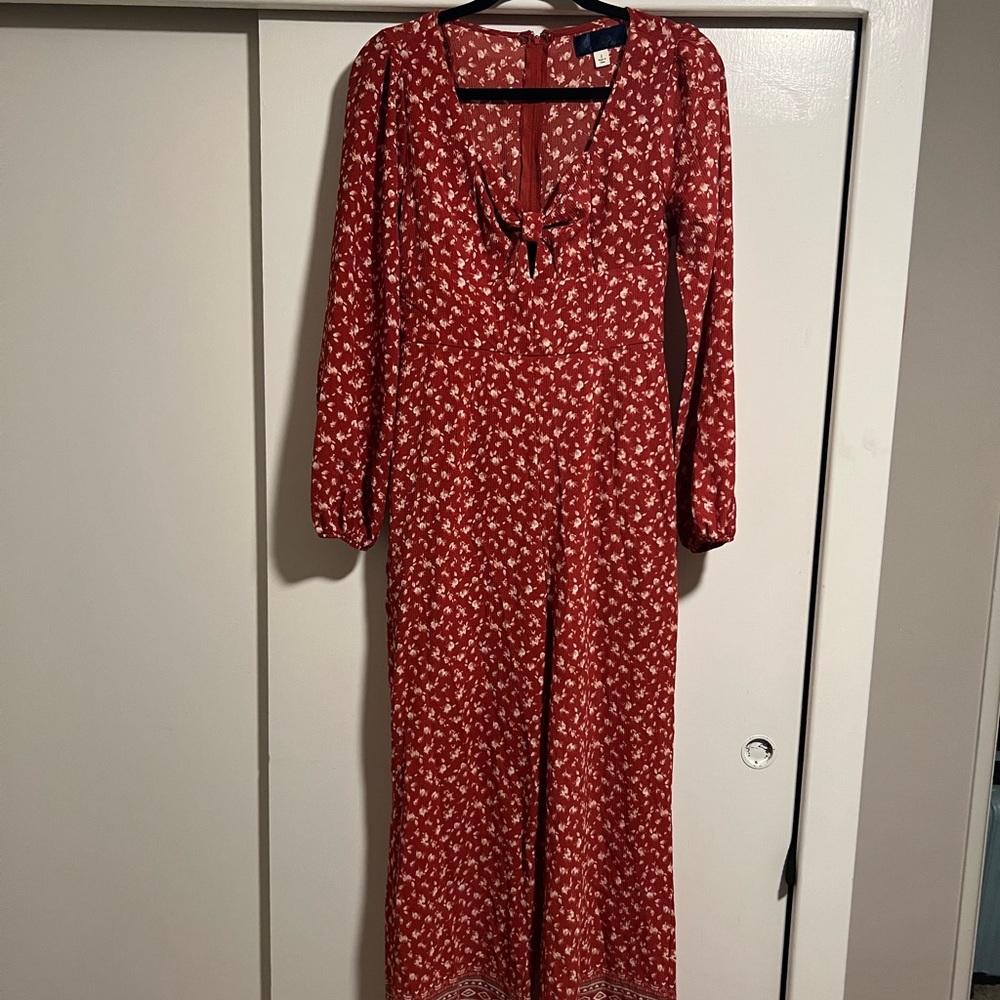 Fun burnt Orange jumpsuit